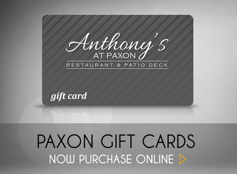 Anthony's At Paxon Gift Cards