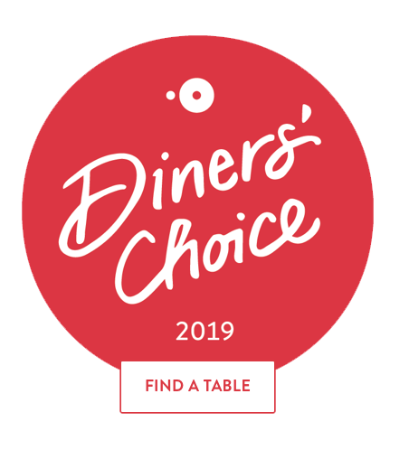 Open Table Diners Choice 2019